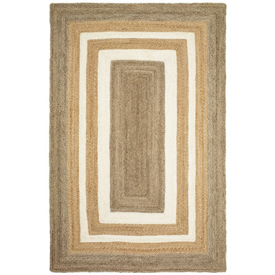 Lechez Hand Braided Striped Indoor Rug
