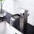 Single Handle Stainless Steel Bathroom Sink Faucet