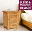 Hatcher 43cm W Bedside Table