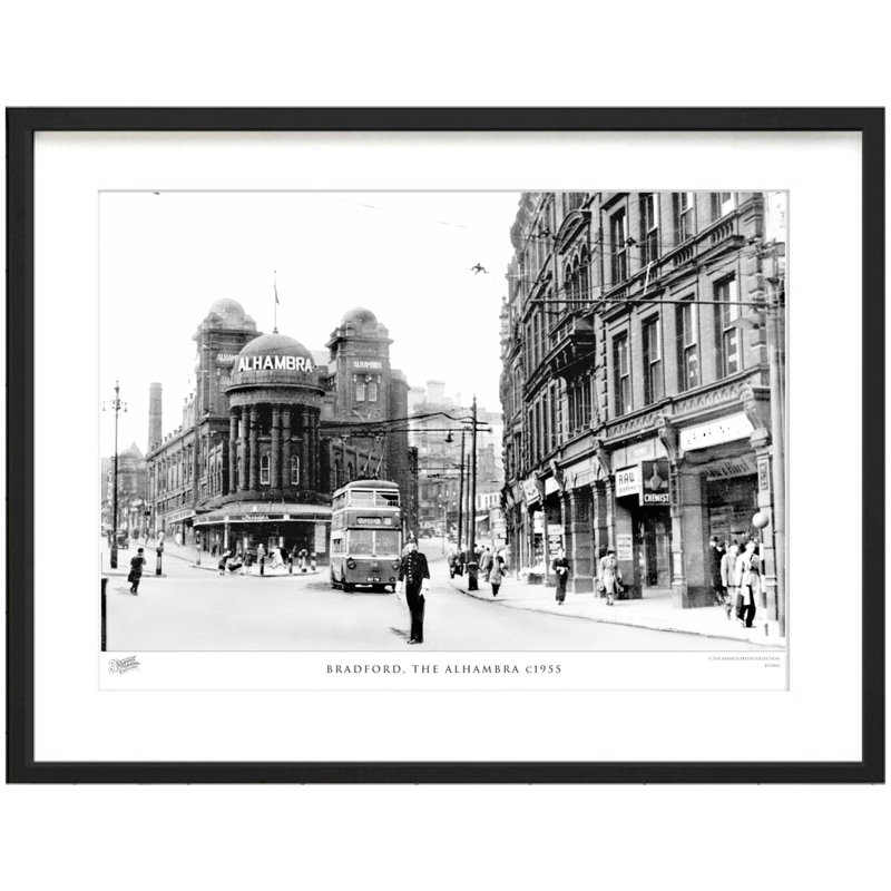 Bradford, The Alhambra C1955 - Single Picture Frame Print, 28cm H x 36cm W x 2.3cm D