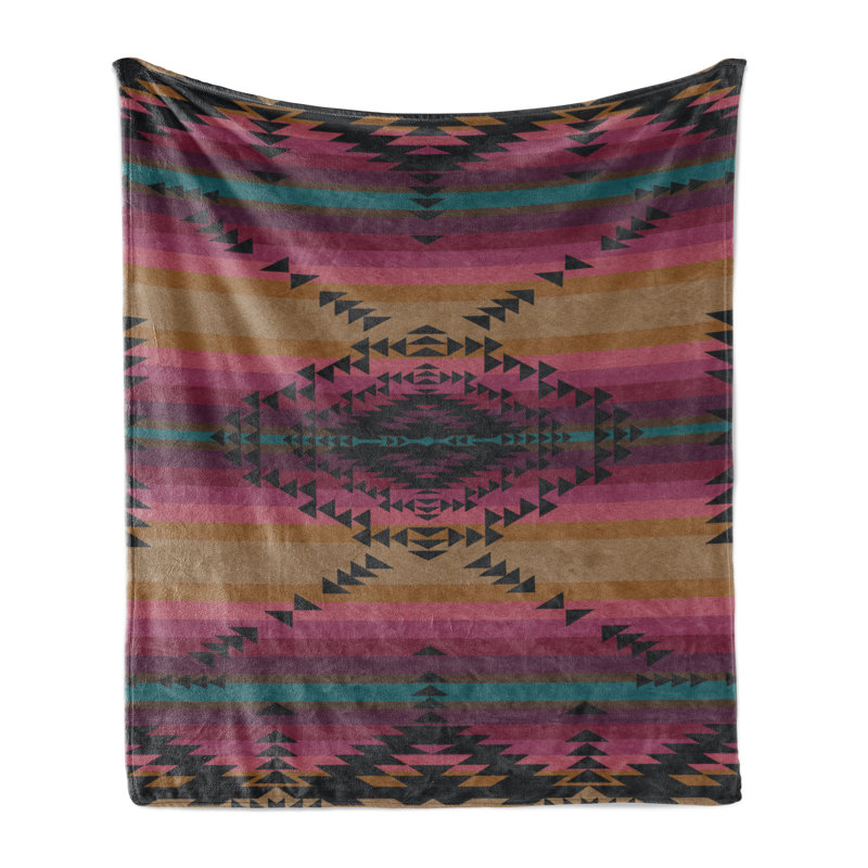 Hand Woven Throw Blanket, 50" x 60"