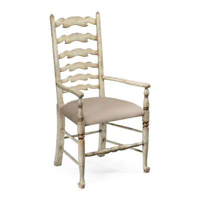 Country Farmhouse Solid Wood Arm Chair