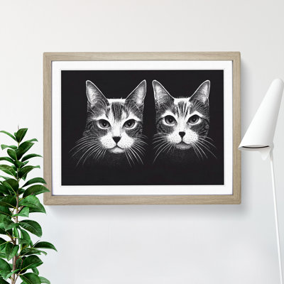 Two Cats Vol.1 - Framed Print