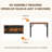 Small Computer Desk Folding Table - 35.8" Foldable Office Desk, No Assembly, Perfect for Small Spaces in Bedroom, Dorm, or Apartment, Portable Mini Desk or Study Table with Compact Design, Brown