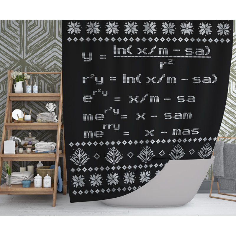 Durning Abstract Shower Curtain, 90" H x 70" W