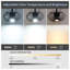 Ventilateur de plafond d'extérieur en cage 15 po avec lumières DEL - étanche, ventilateur de plafond enfichable avec télécommande