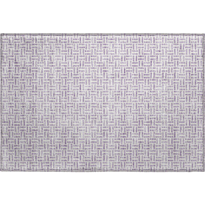 Premium Machine Washable Prisco Lavender Rug