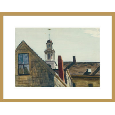 Universalist Church par Edward Hopper - impression giclée sur cadre