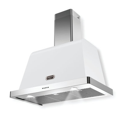 Lofra Dolcevita Series 36 Inch Ducted Wall Mount Range Hood with 470 CFM