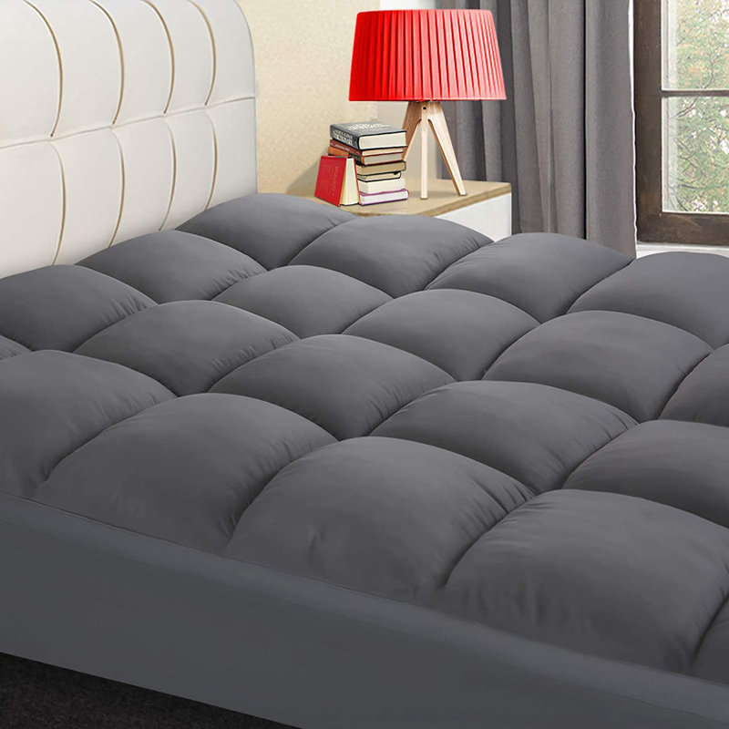 Surmatelas en polyester 3 po Jourdanton, Grand, gris
