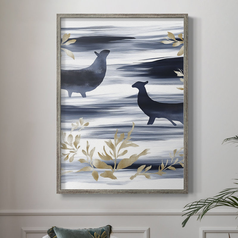 «Christmas Holiday Art CCLV», reproduction encadrée - bois massif, H 11 po x l 9 po