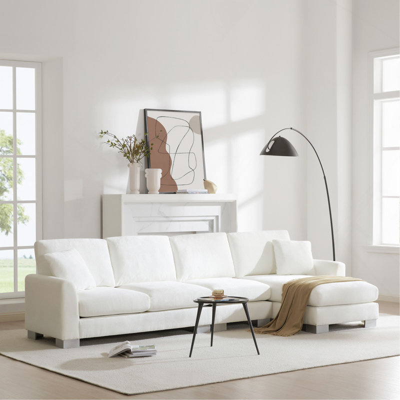 Canapé modulaire surdimensionné de 119 po x 55 po