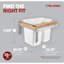 Poubelle escamotable en bois Rev-A-Shelf -87351312-93983901