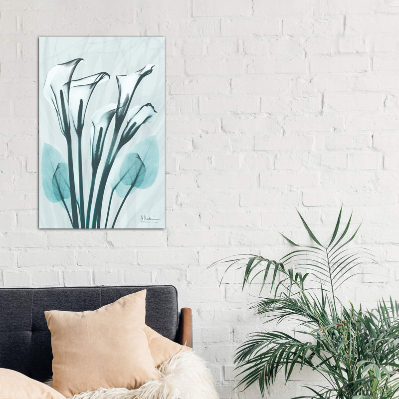 Calla Lily Crystalis I by Albert Koetsier - Painting on Canvas, 101.6 cm H x 66.04 cm W x 1.91 cm D, Wrapped Canvas