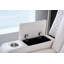 Ensemble de canapé et causeuse inclinable électrique moderne 2 pièces avec lumières DEL, chargement sans fil, haut-parleurs Bluetooth, ports USB-C / USB et rangement caché-1952328174