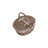 Wicker Small Double Lidded Picnic Basket with Lining