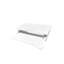 Bureau assis-debout réglable de 81 cm (32 pouces) pour deux écrans et ordinateur portable, blanc, avec un large plateau de clavier et un convertisseur de hauteur, idéal pour les configurations d'ordinateur portable, large base