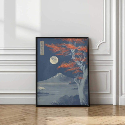 Lune d'automne sur le Fuji, art mural
