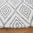 Karaline Hand Woven Wool And Cotton With Latex Geometric Rug-1747932008
