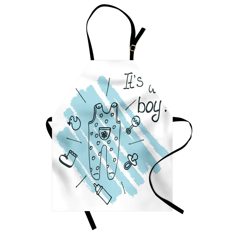 No Pattern Bib Apron