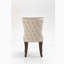 Chaise d'appoint rembourrée en velours Ellias-1542981105