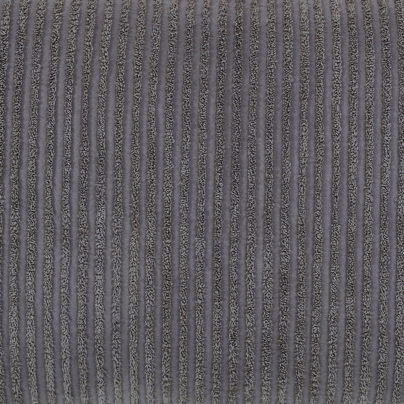 Housse de coussin 100% coton Jullian, Très grande taie décorative, Gris