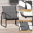 2 Person Outdoor Seating Set with metal Frame and Duurable Mesh Fabric ,3 Piece Set-113688886