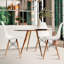 Chaise d'appoint blanche