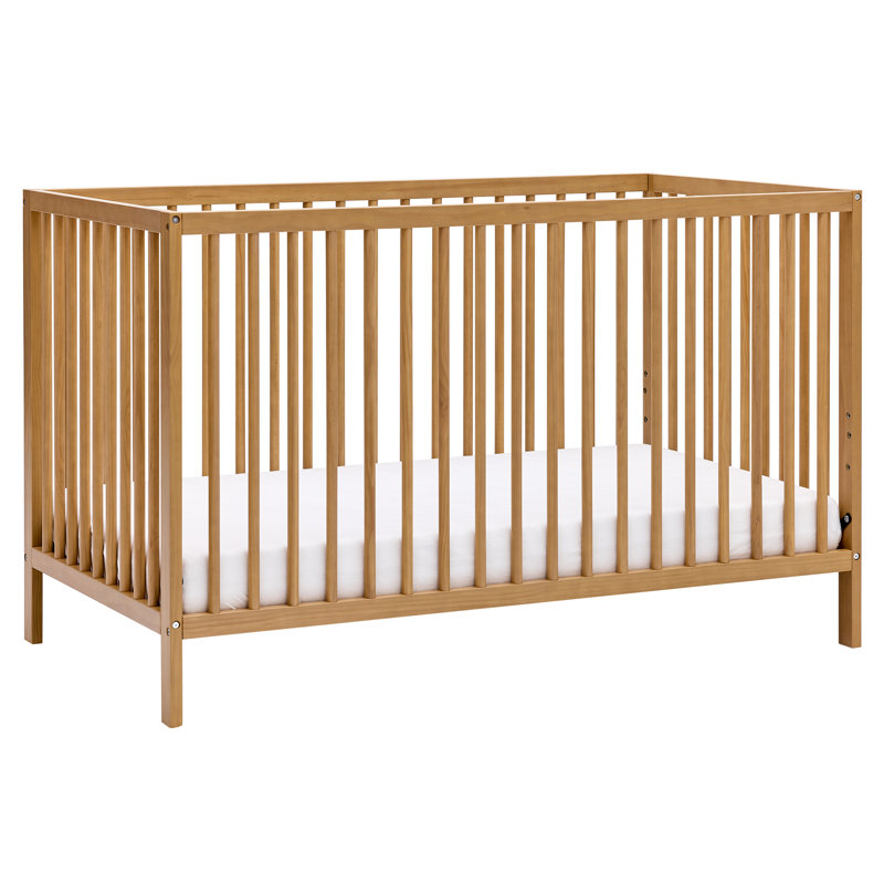 Lit de bébé convertible 4-en-1 Grevia, Bois naturel