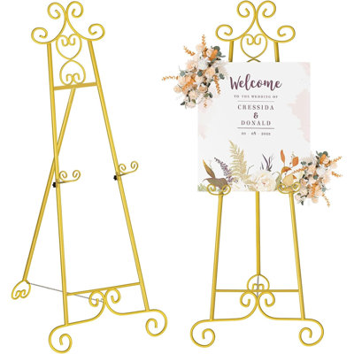 2pack Golden Metal Coat Rack Stand