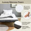 Lit pliant avec matelas confortable: 75 po x 45 po, structure en métal, housse de rangement, roues en mousse faciles à pousser
