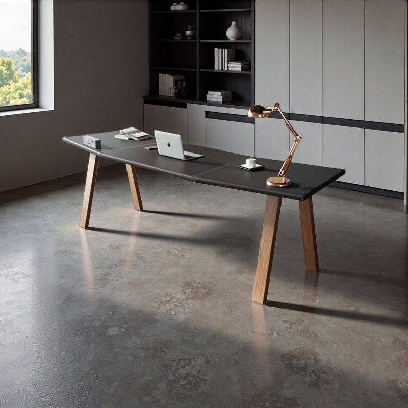 Bureau lisse et résistant à l'eau avec bureau spacieux, H 29,52 po x l 62,99 po x P 27,55 po