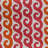  Fuchsia Waves Printed Table Runner