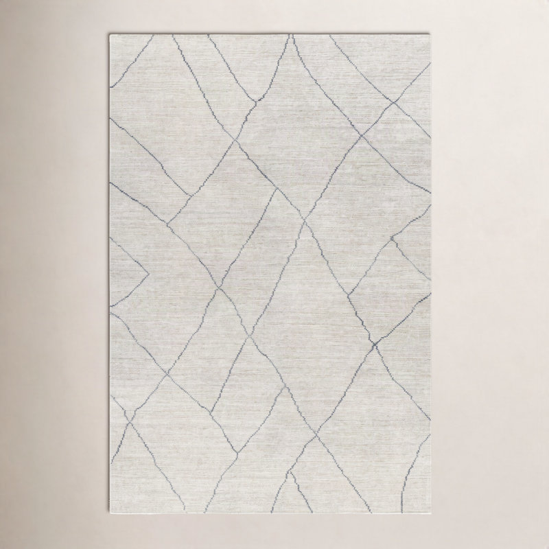 Tapis gris moyen / gris anthracite Edesia, Rectangle 6 pi x 9 pi