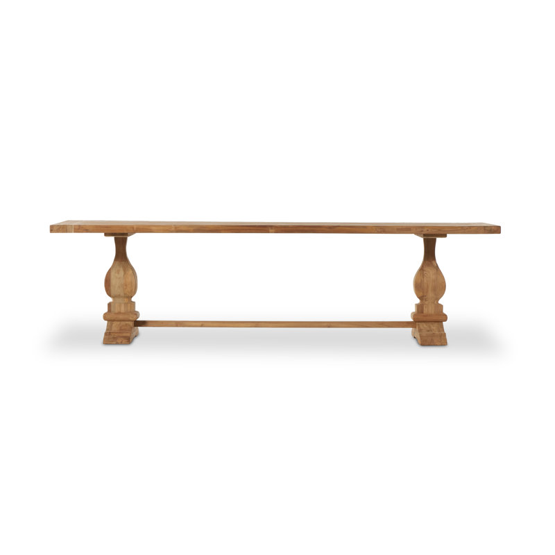 Novell Outdoor Dining Table-111"-Natural