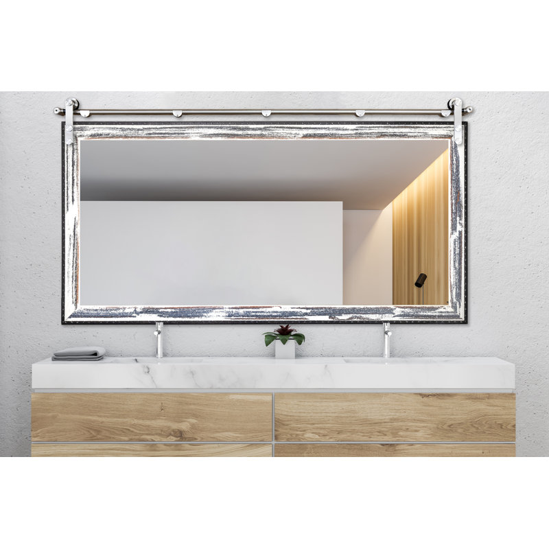 Neace Wood Flat Mirror, 30.5" x 61.5"