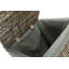 Wicker Square Laundry Basket with Sage Lining-764632083-764632086
