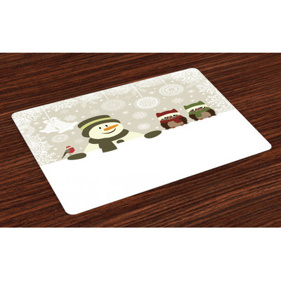 Loganville Christmas Snowflake Winter Day Placemat