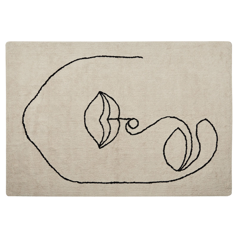 Bailey-Jay Abstract Hand Woven Area Rug, Rectangle 140cm x 200cm