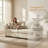 Modern Loveseat Couch with Storage Drawers, USB Charging Ports & Cup Holder, Soft Chenille Fabric, Easy Assembly, 2-Seater Sofa with Wood Frame for Small Living Room-116550512