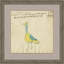 Yellow Bird W/Spots - Mennonite Ledger Drawing Giclee Print