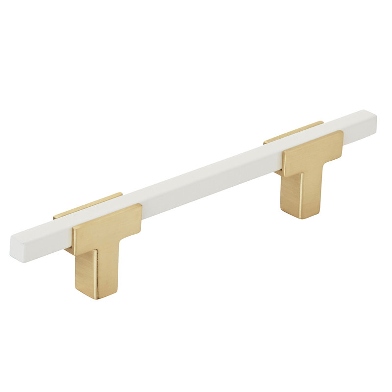 Poignée barre Urbanite, Champagne Bronze/Matte Black, 3"