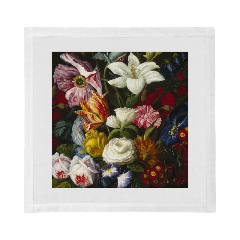 Serviettes de table en satin de coton Guerlin Splender