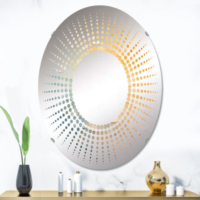 Starburst Decorative Mirror-MIR117134-Oval