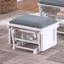 Fauteuil oscillant avec repose-pieds