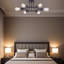 Plafonnier semi-encastré 6 lumières-106536619