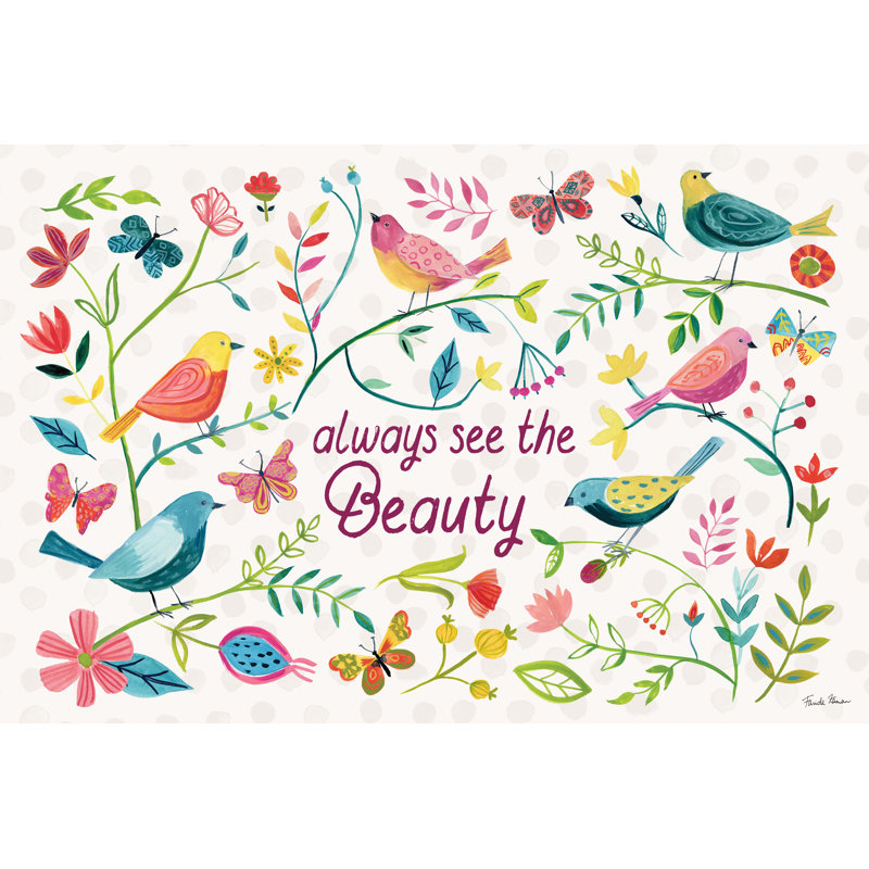 «Budding Beauty I» par Farida Zaman - impression sur toile tendue, H 32 po x l 48 po x P 1,25 po