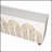 Modern Fluted Sideboard Buffet with Storage, Curve Element with Strict Lines, 4 Doors Storage Cabinet with Adjustable Shelves for Kitchen, Dining Room, Living Room-1531359255-1531359254