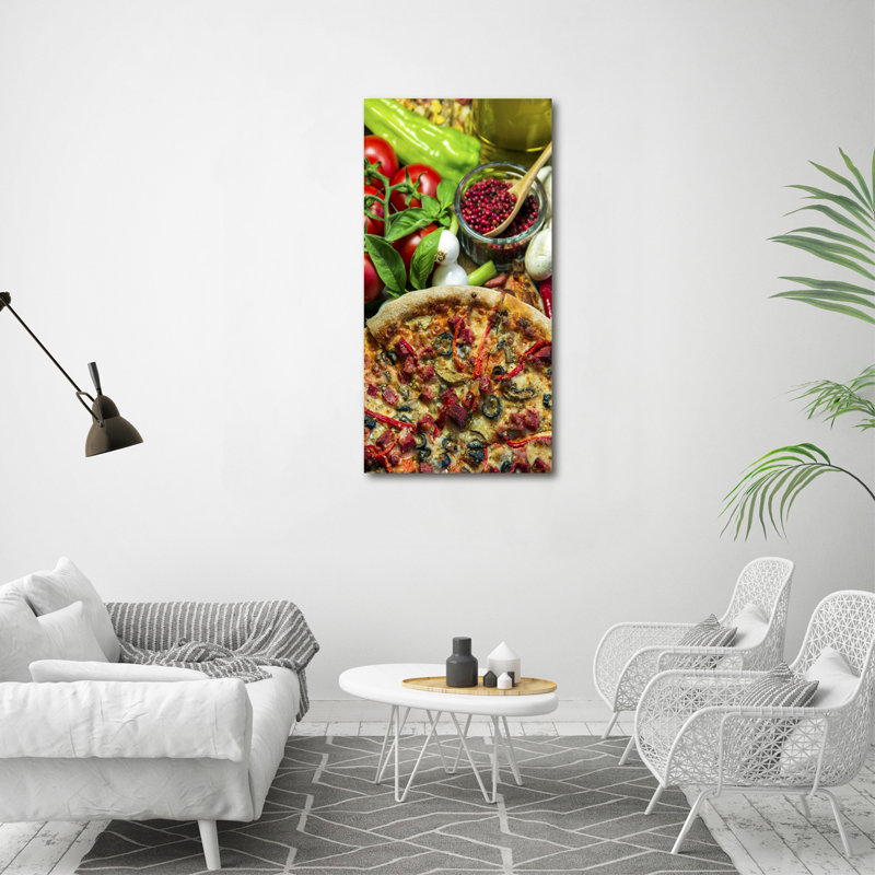 Pizza - Wrapped Canvas Print