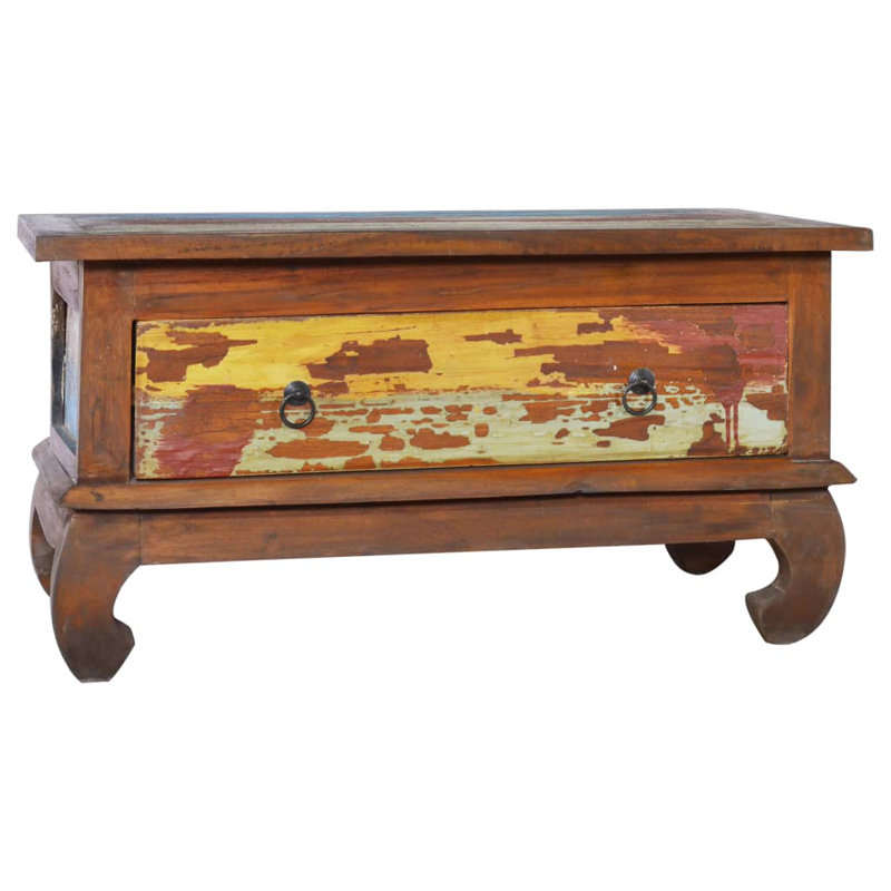 Table basse simple avec rangement Alarins, Multicolore